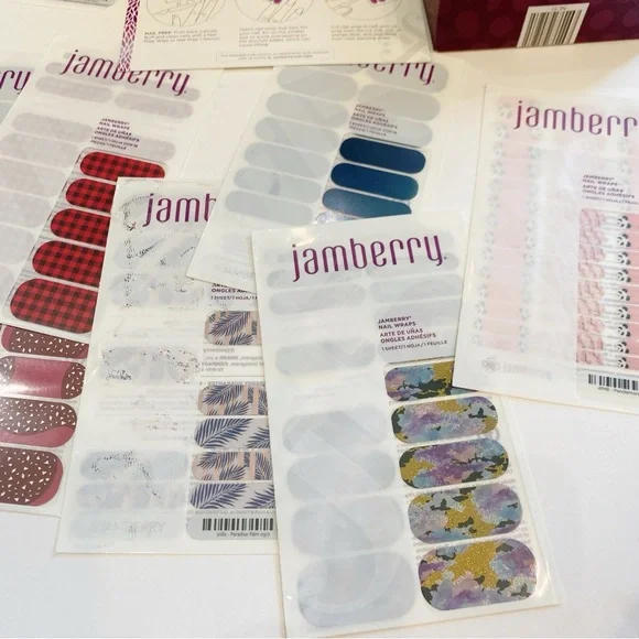 SOLD DON’T BUY Jamberry Mini Heater & 8 Complete Nail Wraps & 12 Partial Wraps - Picture 4 of 15